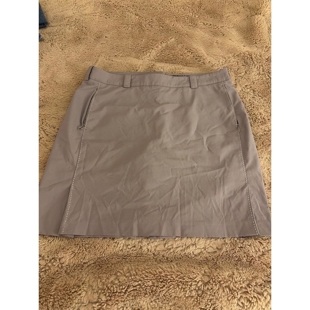 Nike Golf Tour Performance Dri-FIT Skort Taupe/ beige Size 12 Athletic Skirt